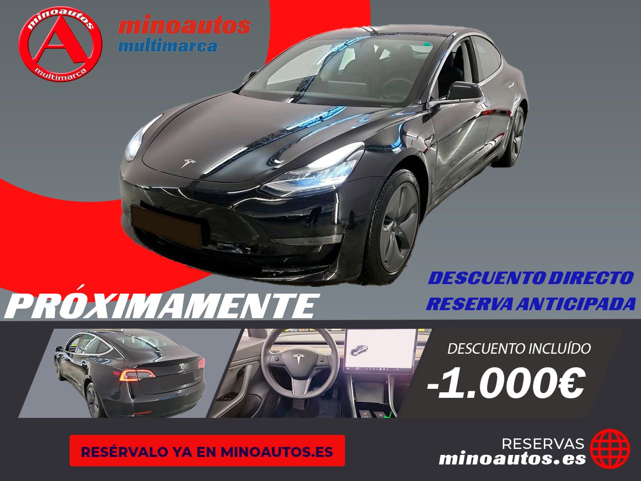 TESLA MODEL 3 en Minoautos