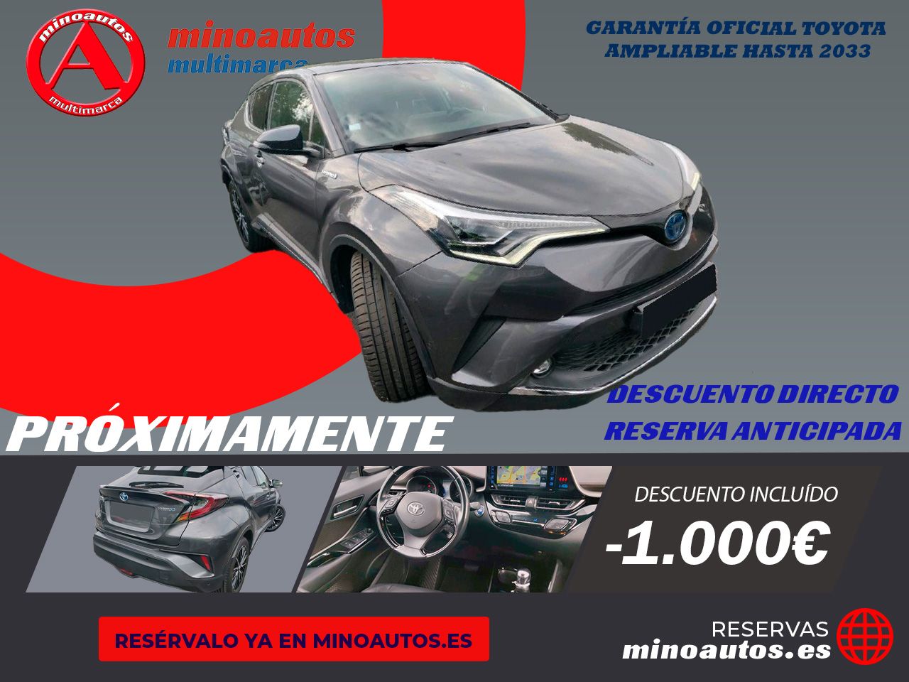 TOYOTA C-HR en Minoautos