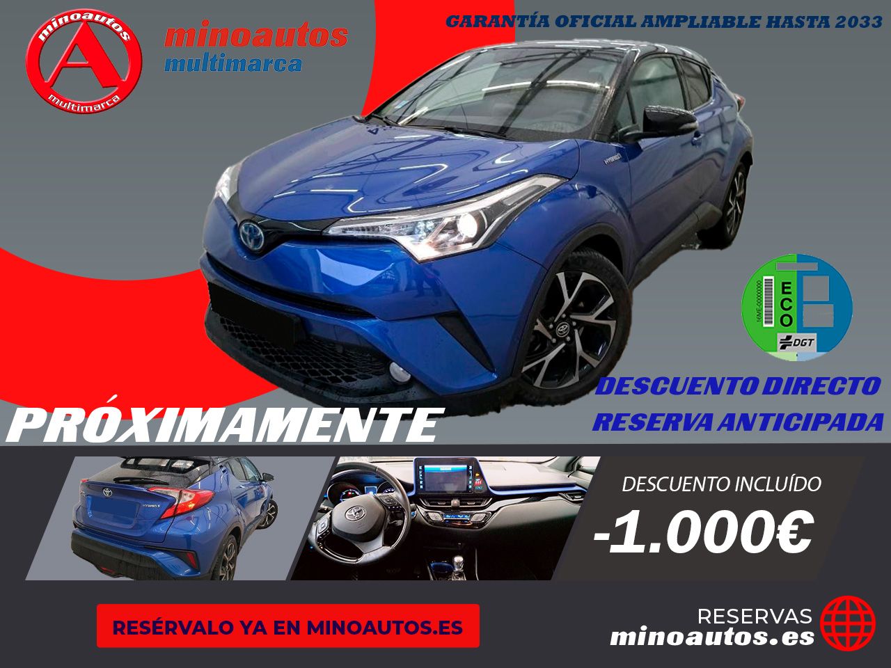 TOYOTA C-HR en Minoautos