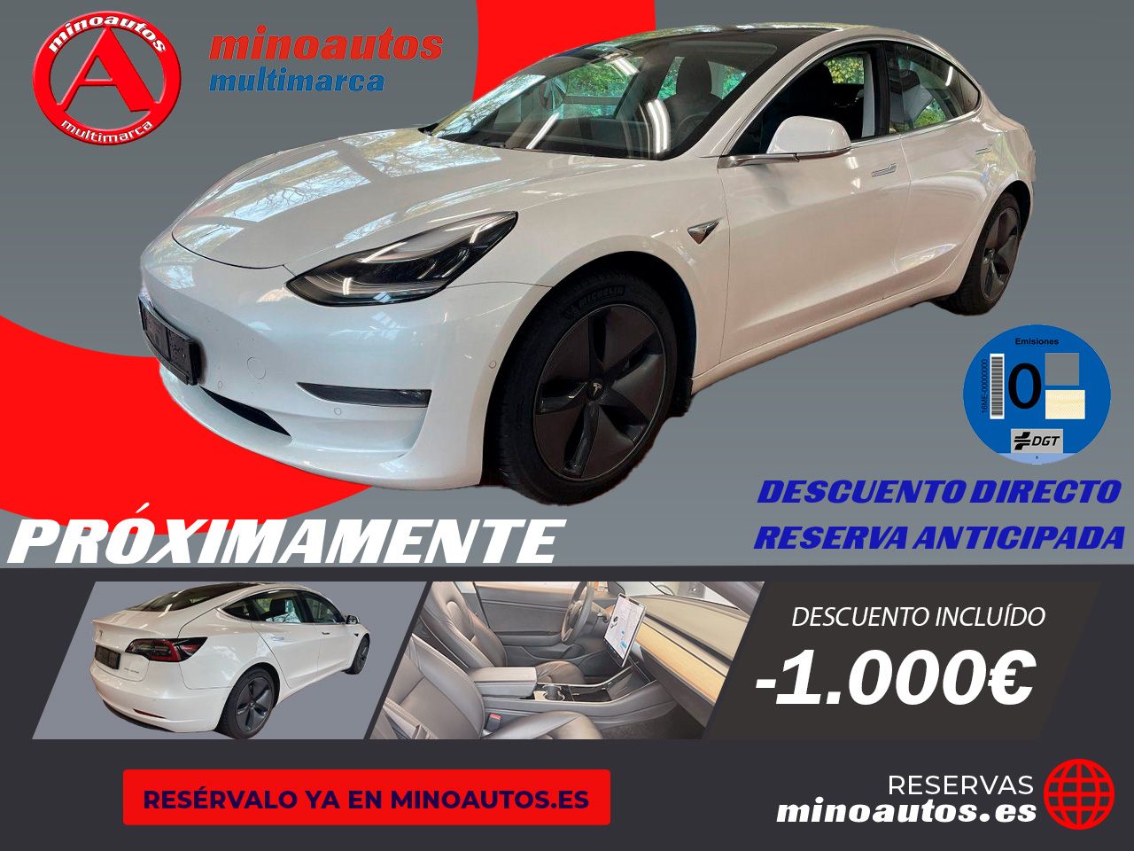 TESLA MODEL 3 en Minoautos